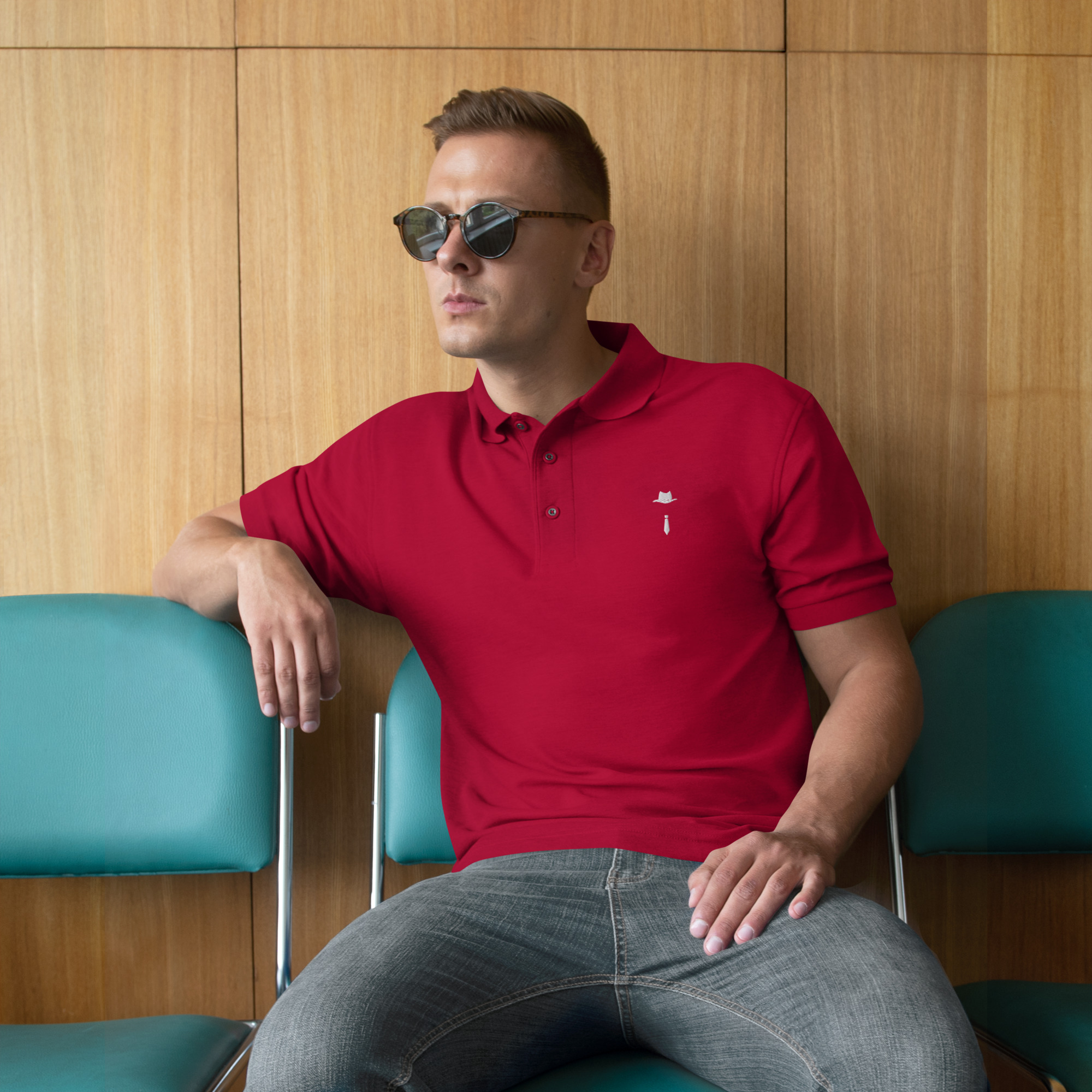 TEA Men's Premium Polo - Image 2